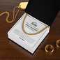 To My Son | Cuban Link Chain