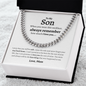 To My Son | Cuban Link Chain