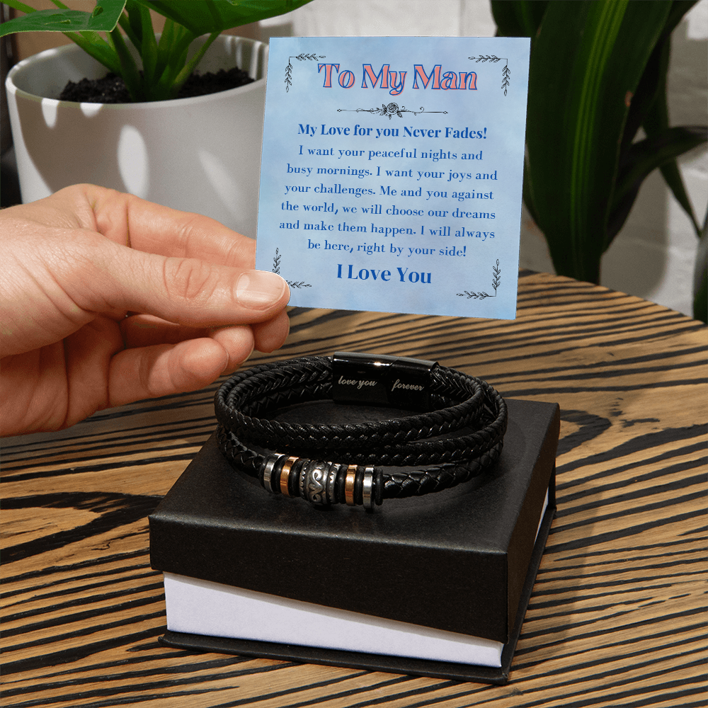 To My Man | Love You Forever Bracelet
