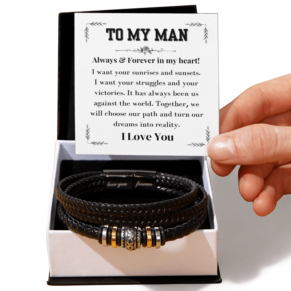 To My Man | Love You Forever Bracelet