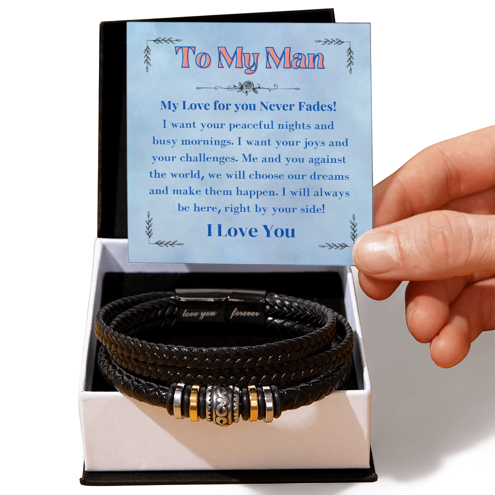 To My Man | Love You Forever Bracelet