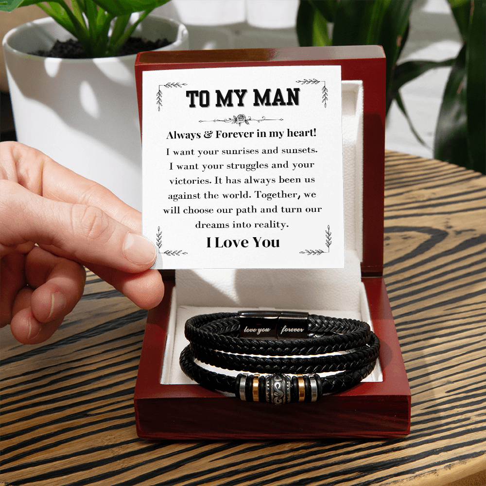 To My Man | Love You Forever Bracelet