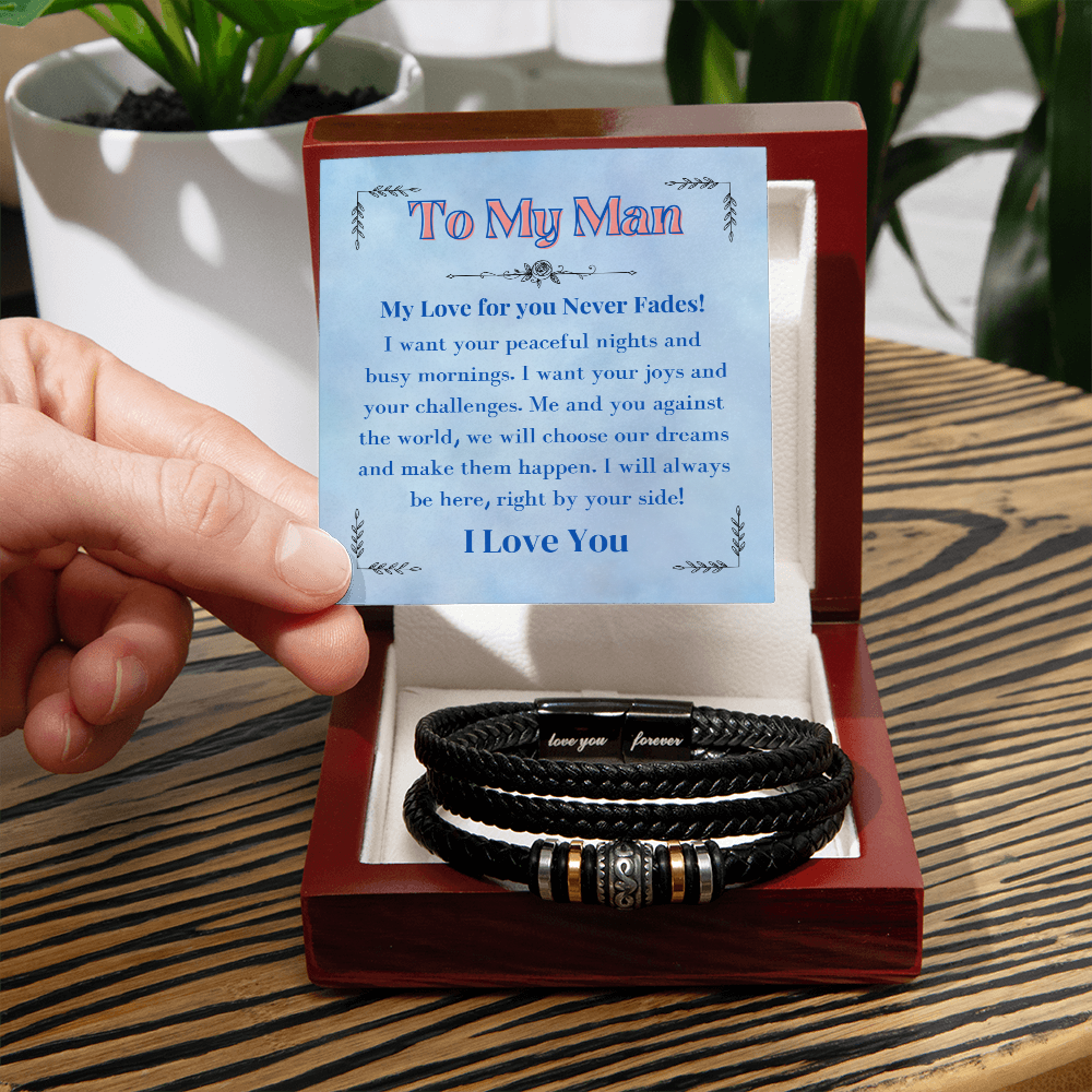 To My Man | Love You Forever Bracelet