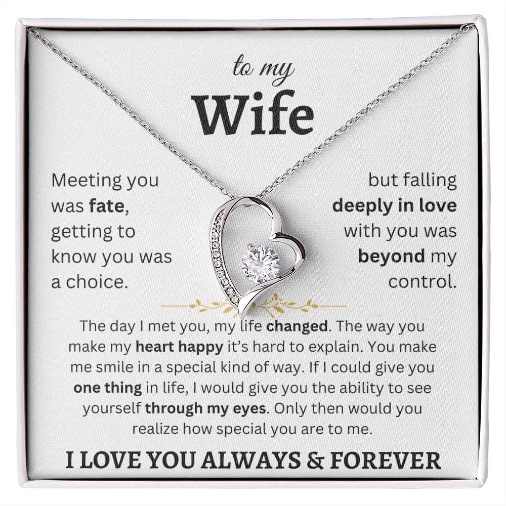To My Wife | Forever Love Necklace