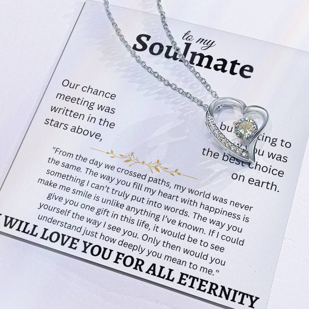 To My Soulmate | Forever Love Necklace