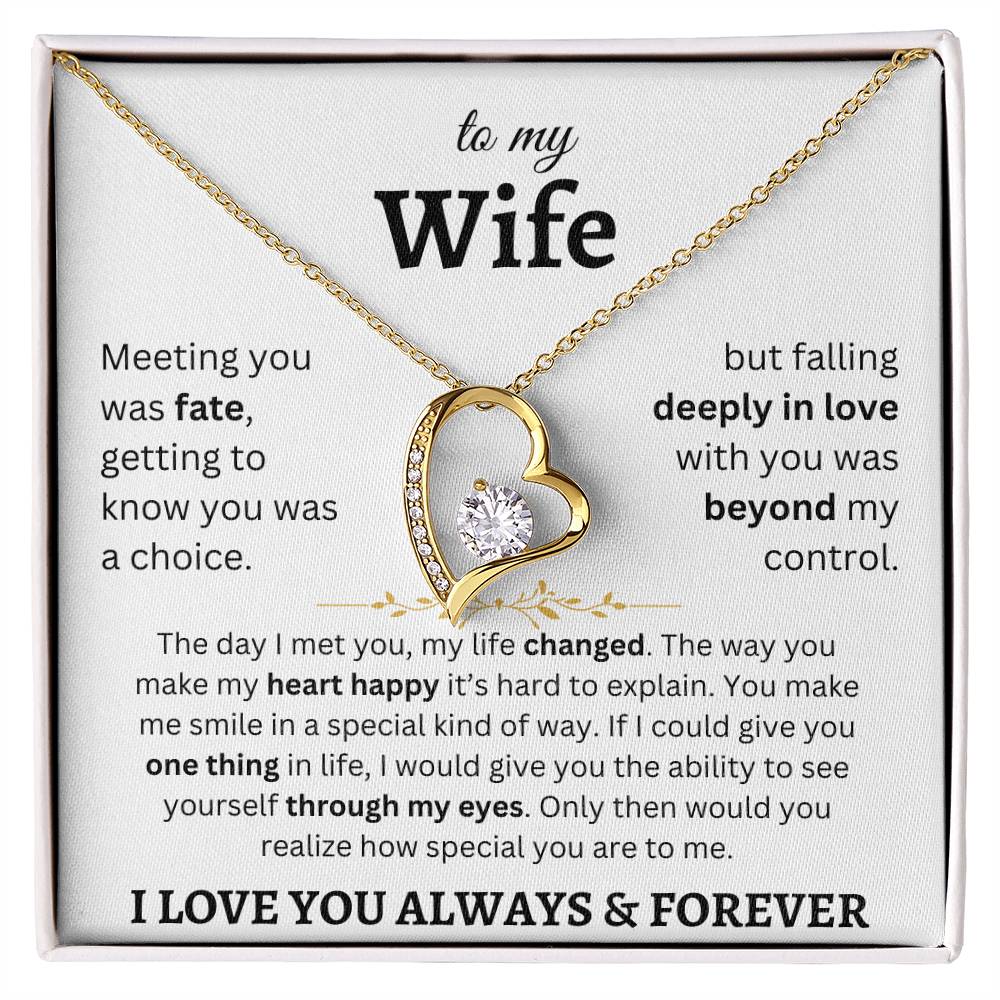 To My Wife | Forever Love Necklace