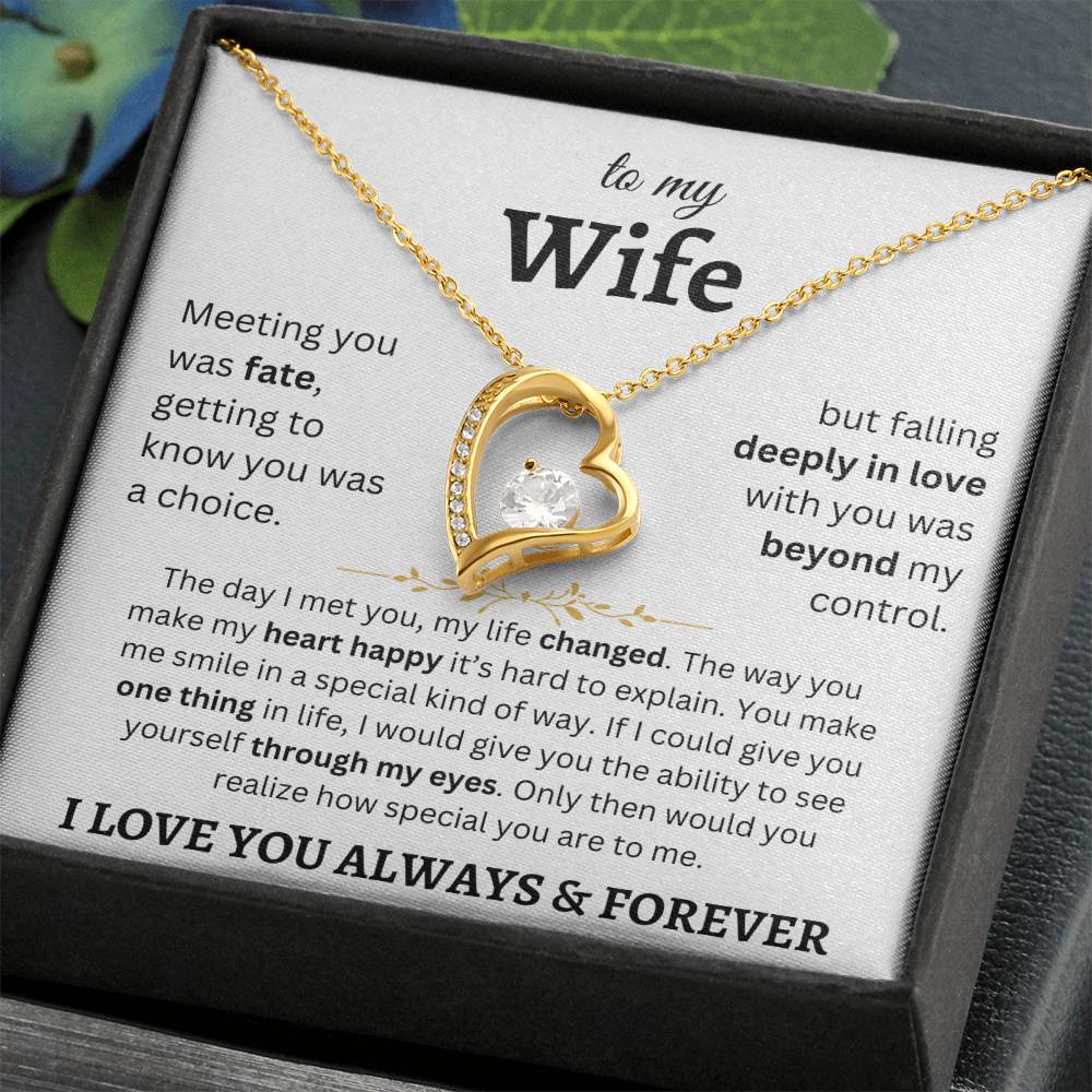 To My Wife | Forever Love Necklace