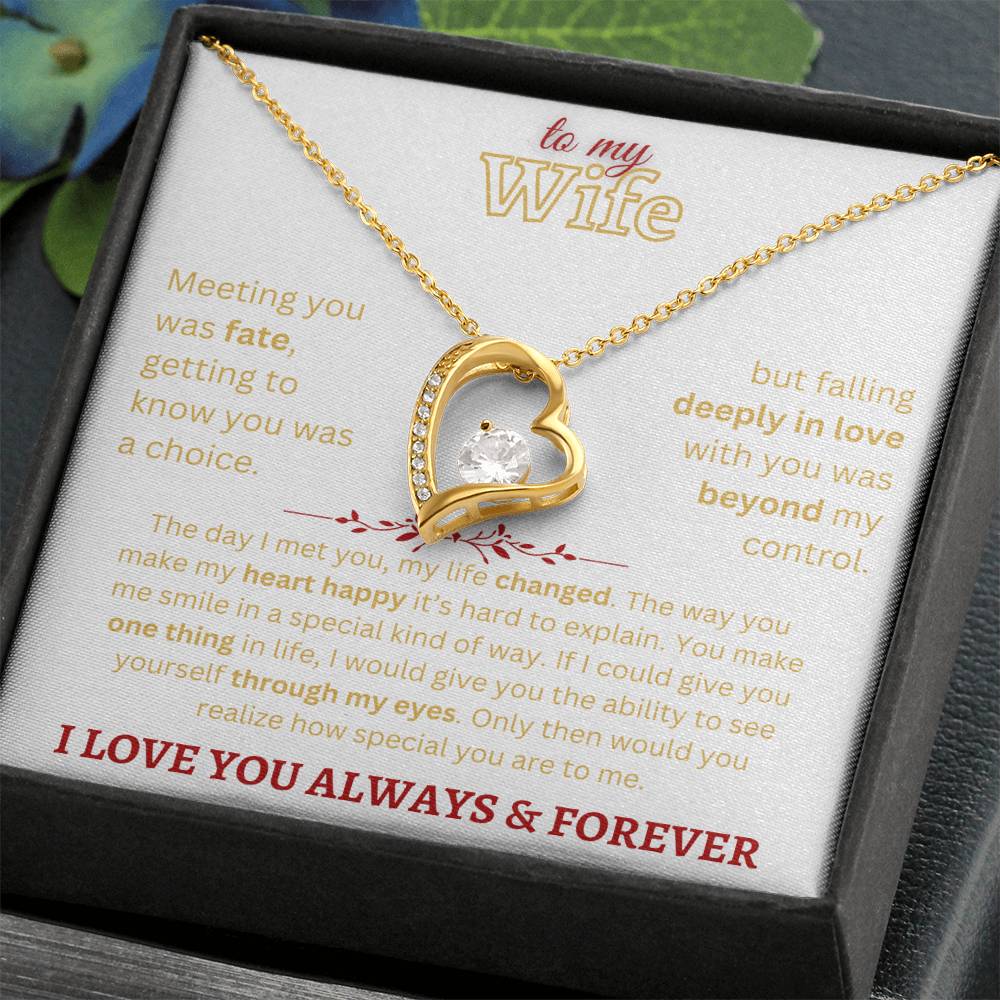 To My Wife | Forever Love Necklace