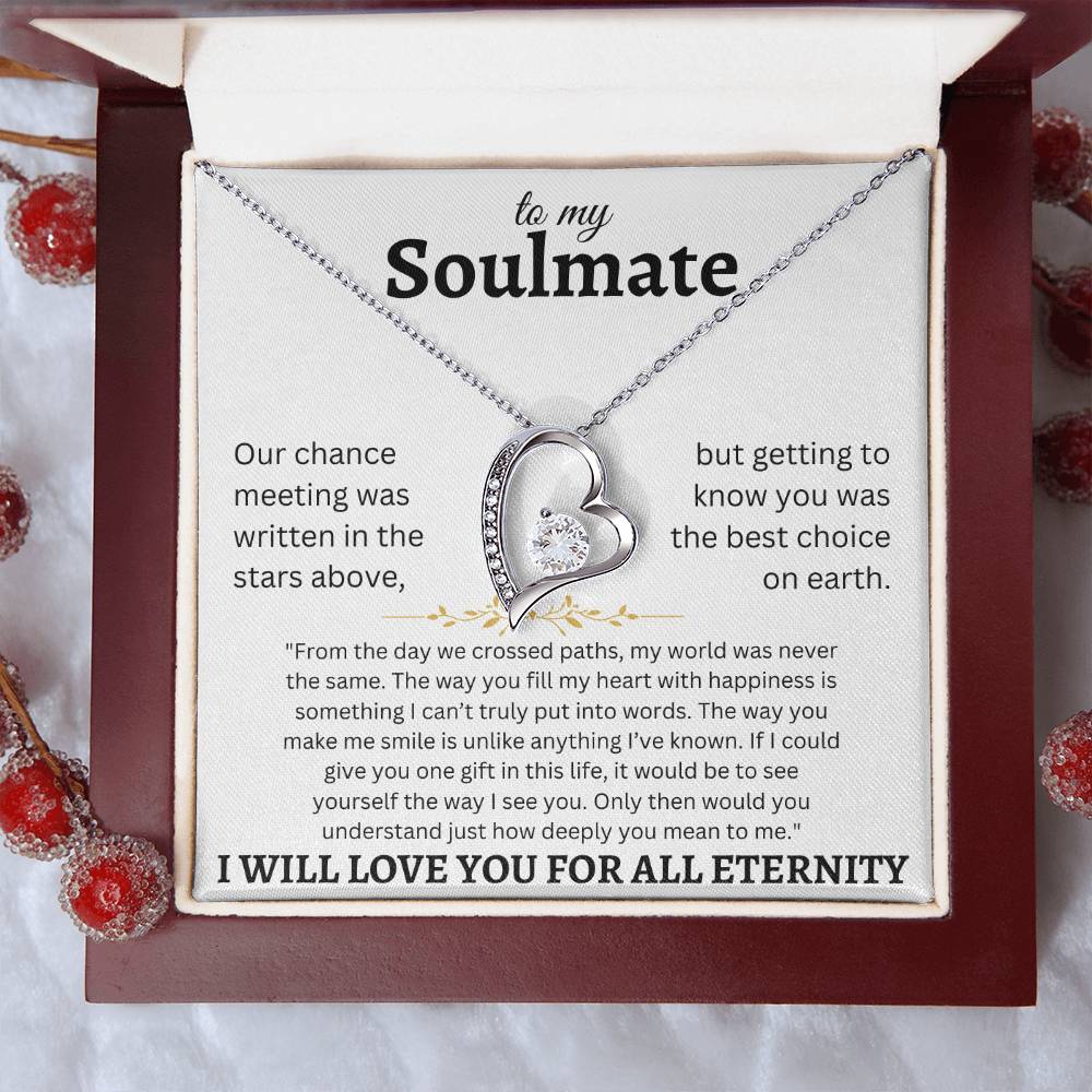 To My Soulmate - Forever Love Necklace