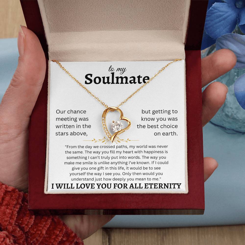 To My Soulmate - Forever Love Necklace