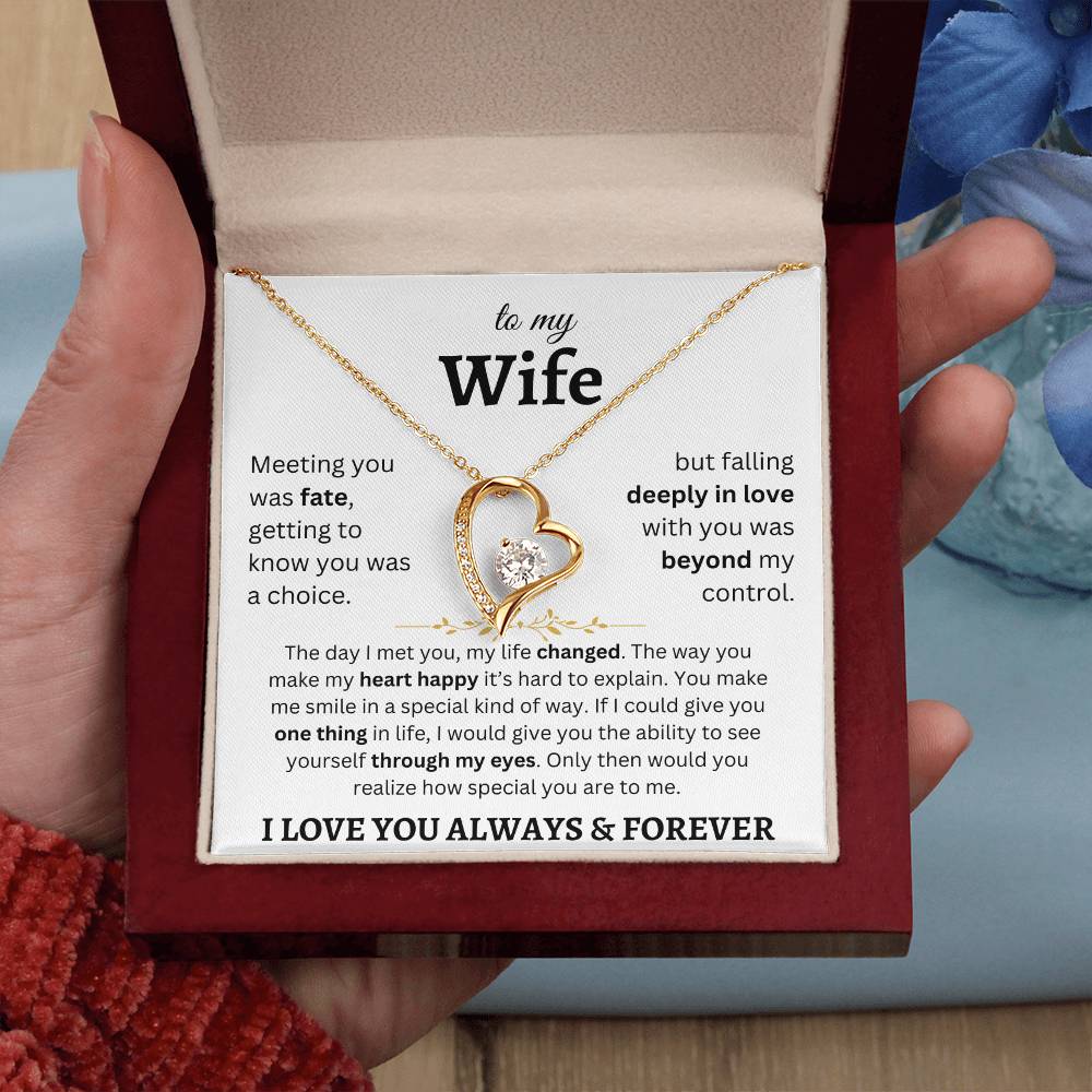 To My Wife - Forever Love Necklace