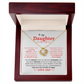 To My Daughter | Love Knot Necklace