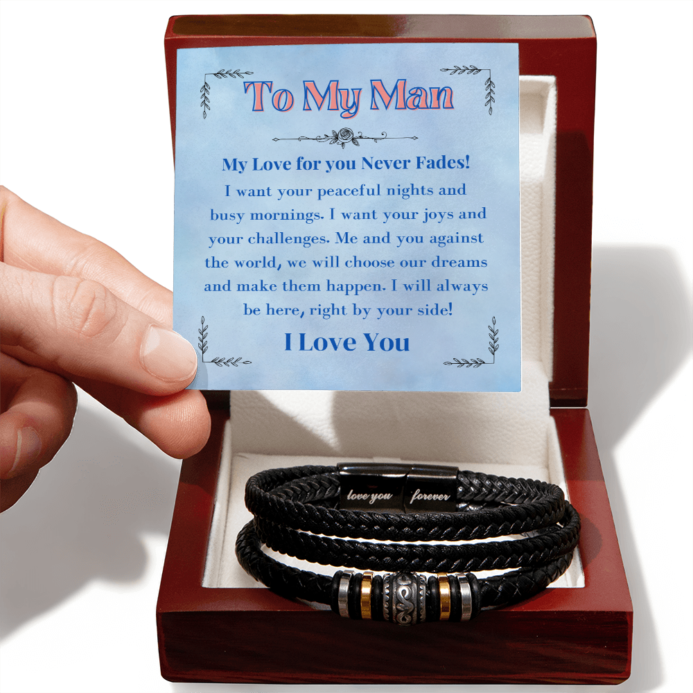 To My Man | Love You Forever Bracelet