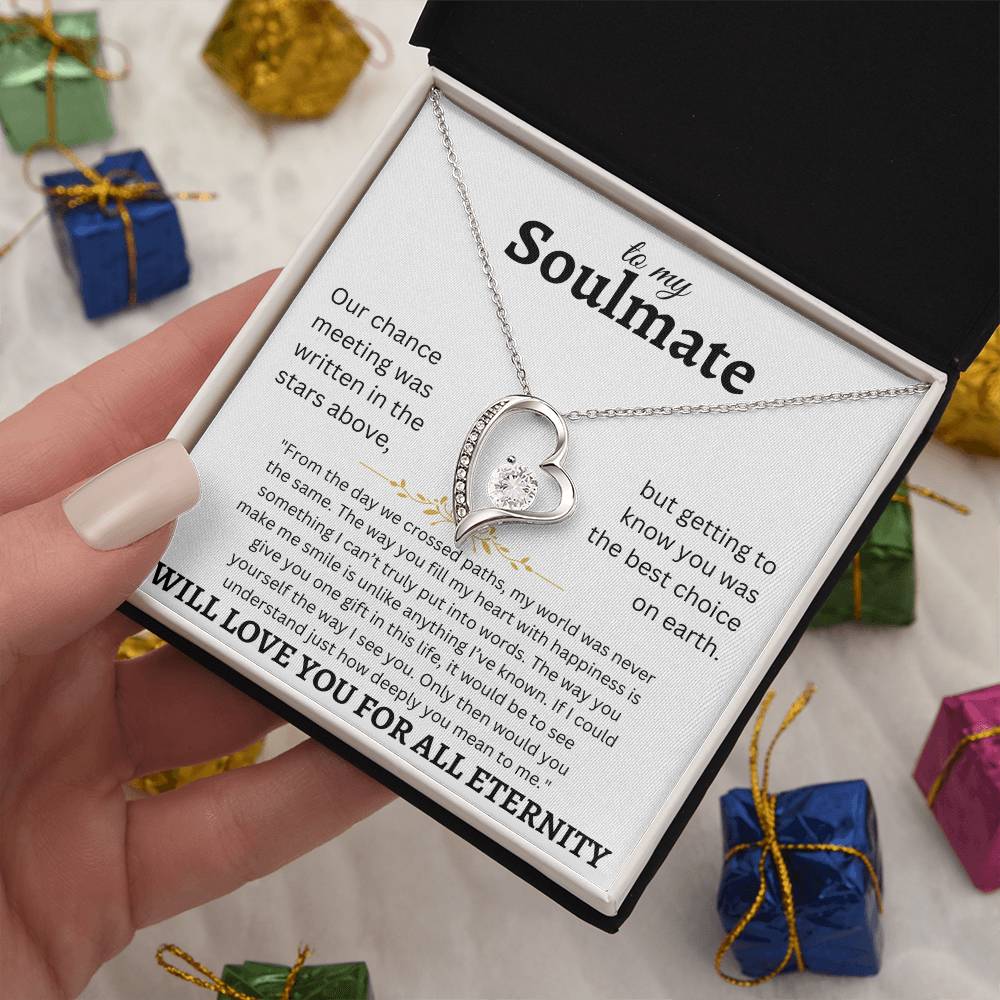 To My Soulmate - Forever Love Necklace