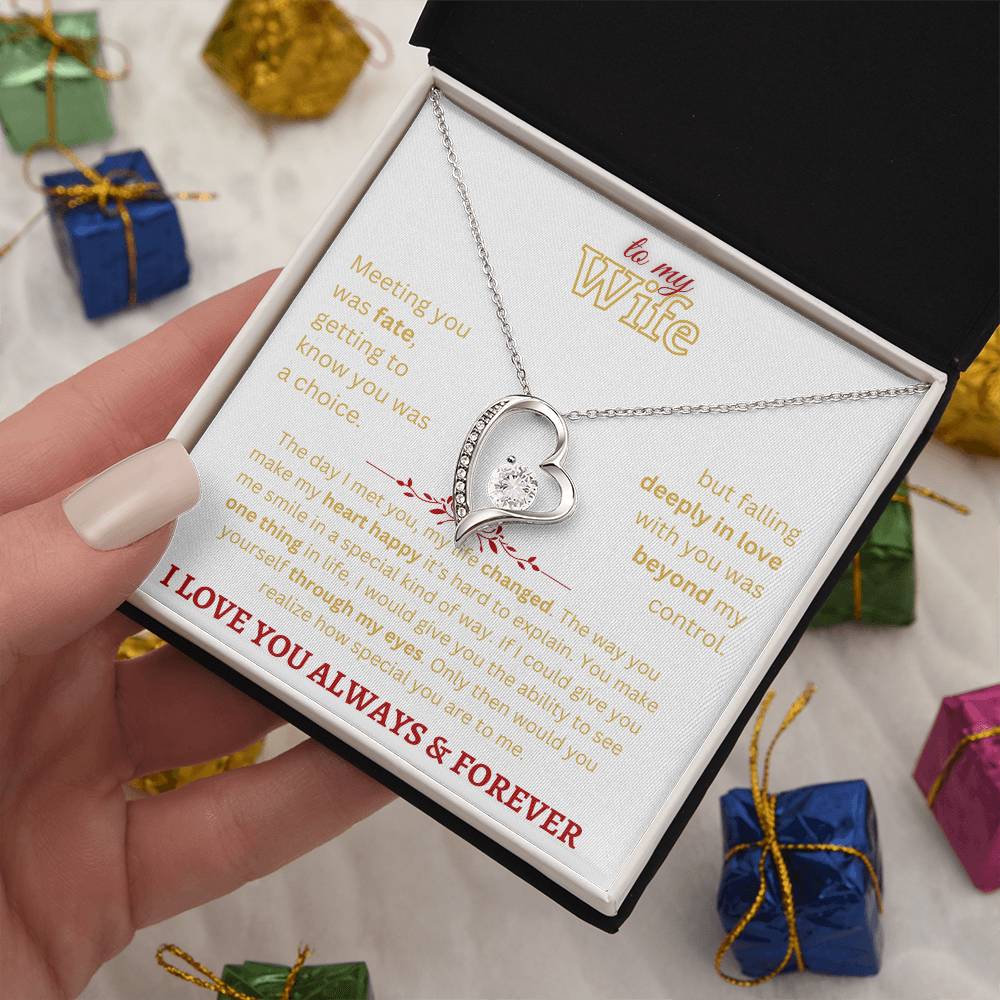 To My Wife - Forever Love Necklace