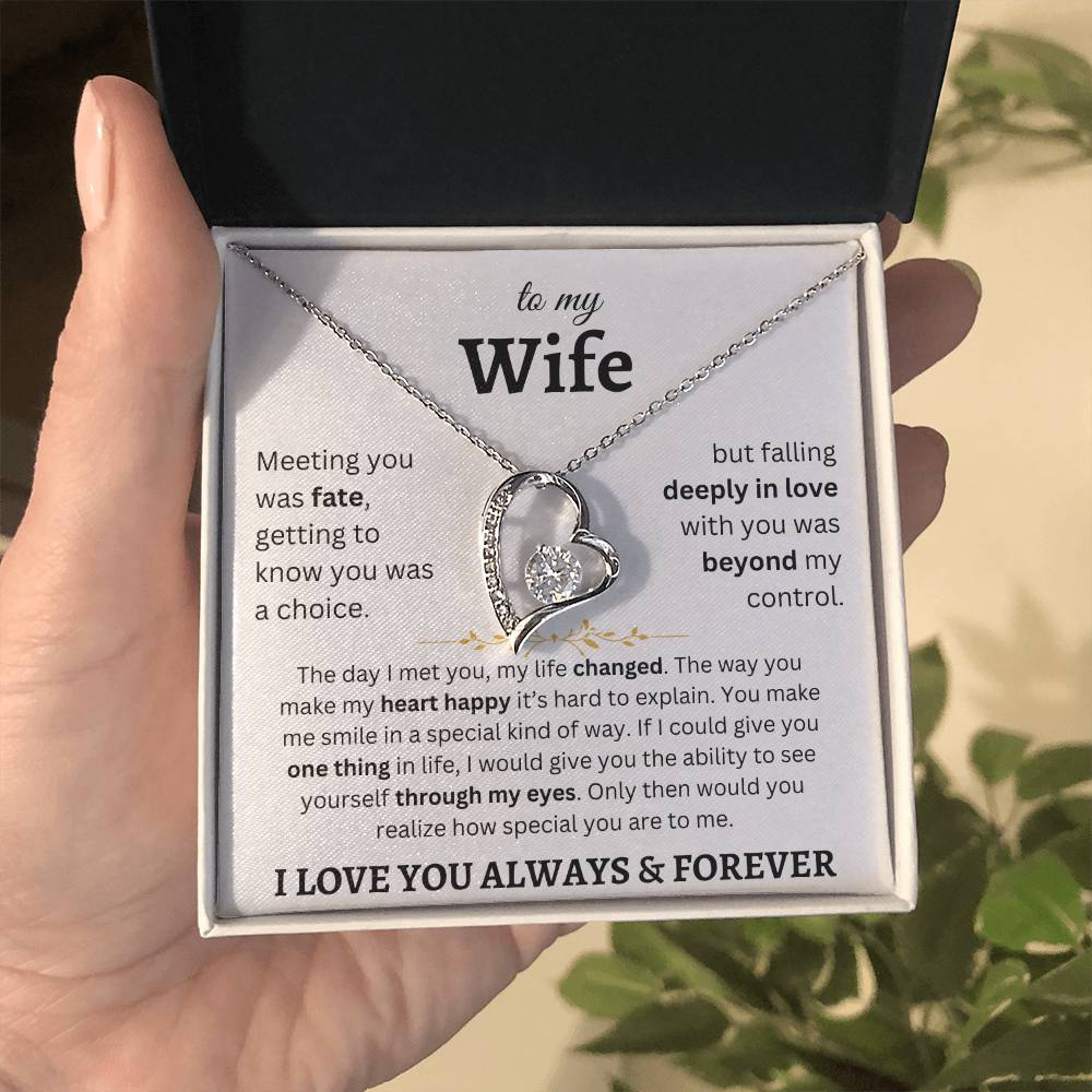 To My Wife - Forever Love Necklace