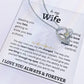 To My Wife | Forever Love Necklace