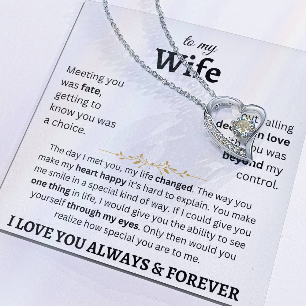 To My Wife - Forever Love Necklace