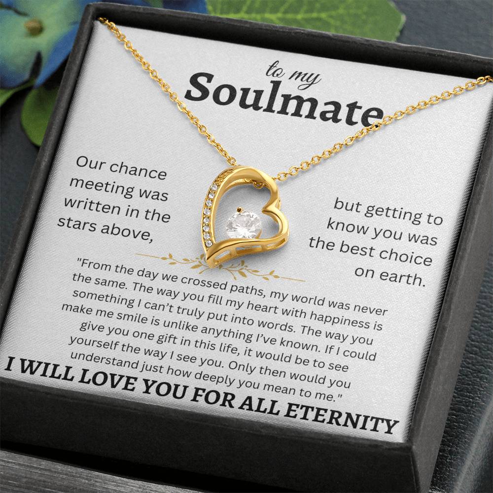 To My Soulmate - Forever Love Necklace