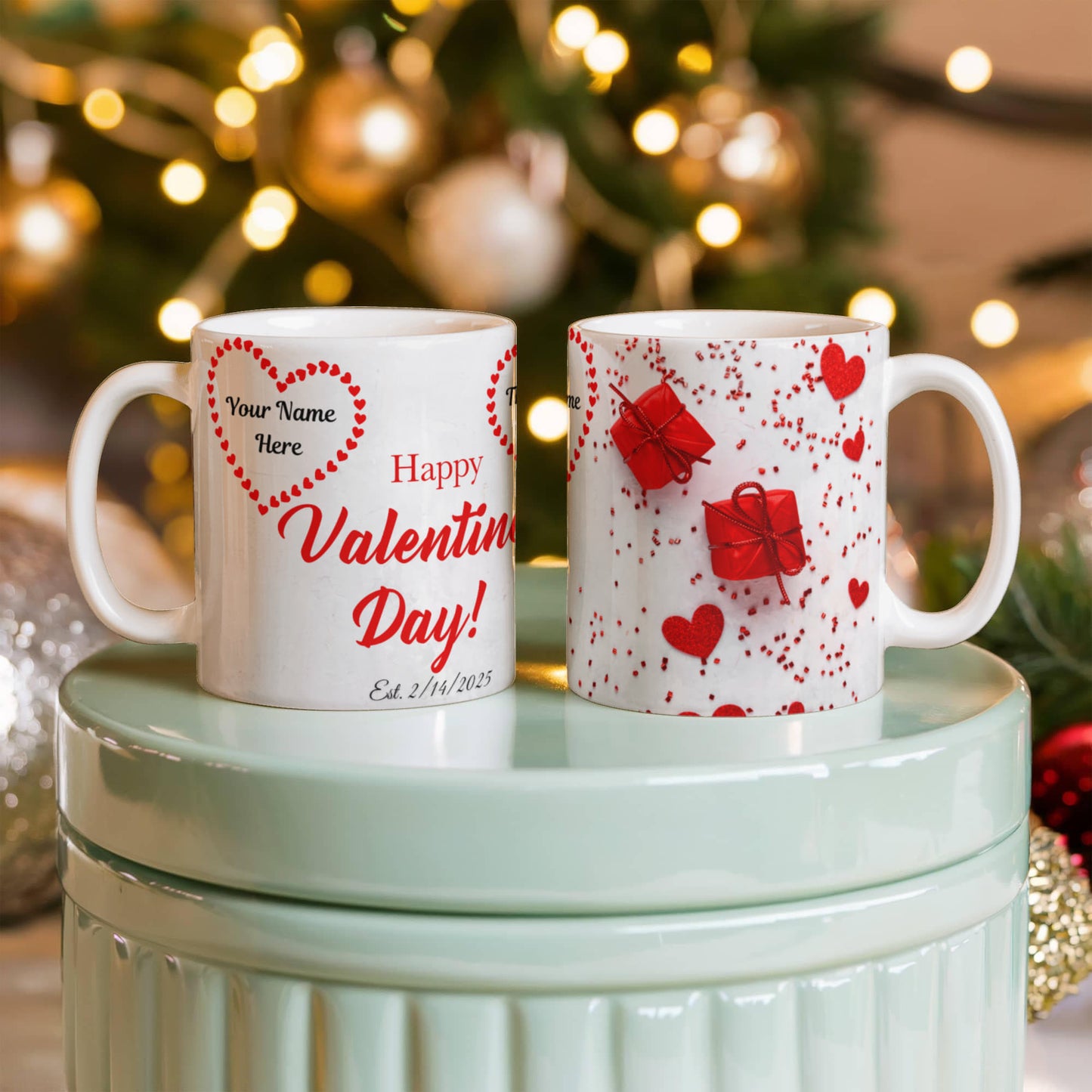 Happy Valentine's Day Couple's Mug  | Valentine's Day | Gift for Couples