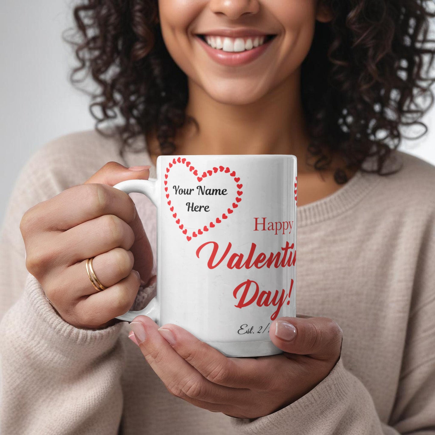 Happy Valentine's Day Couple's Mug  | Valentine's Day | Gift for Couples